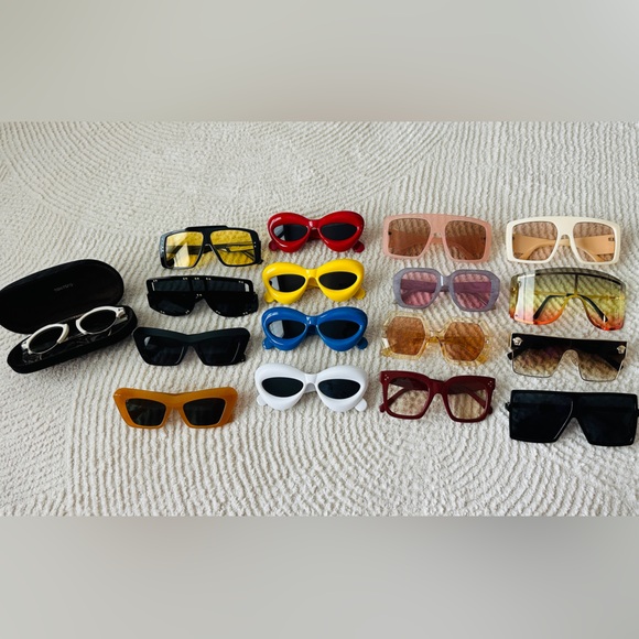 ?NEWLY LISTED? Assorted Fashion Sunglasses Lot - Multicolor Styles 17 pairs